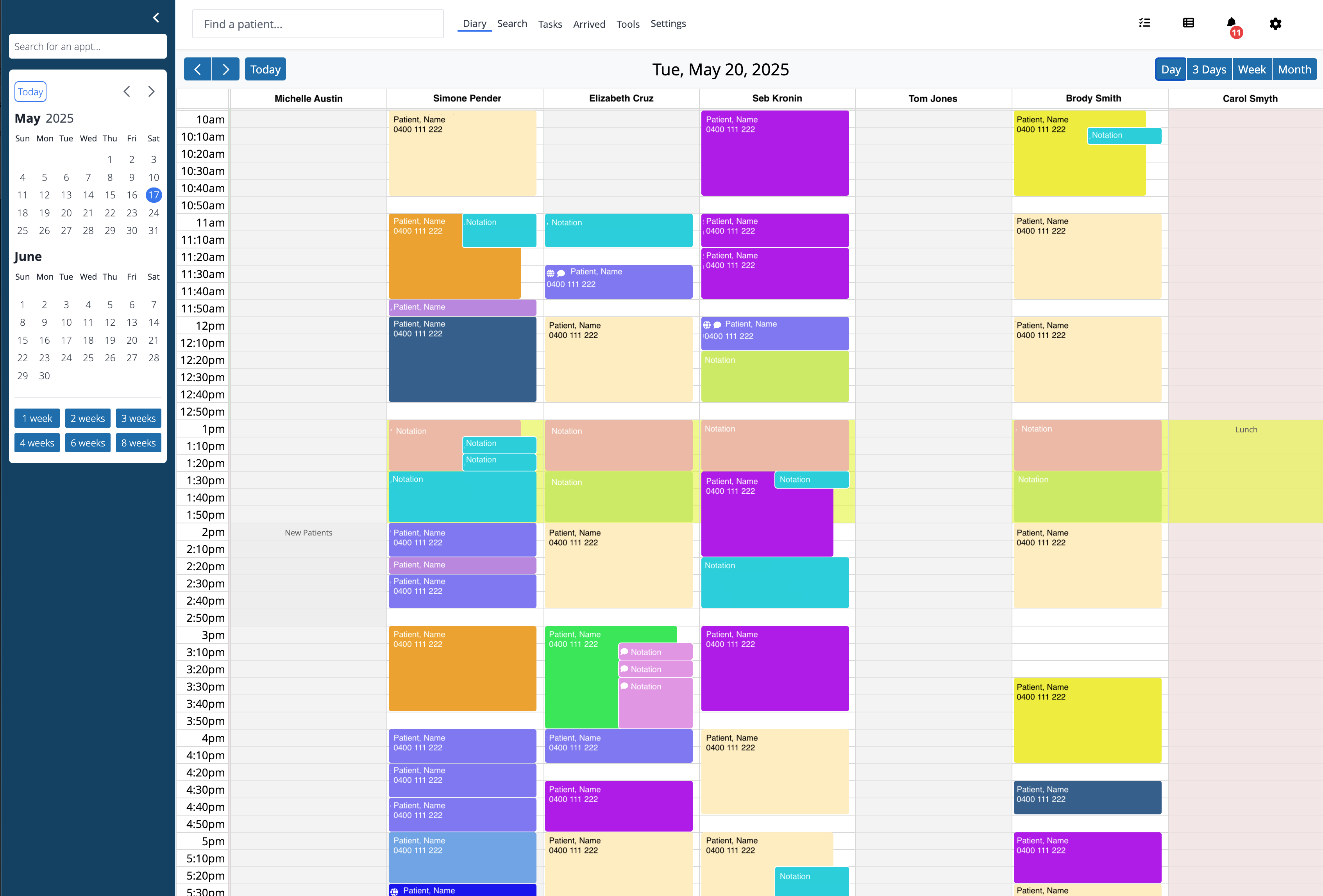 iconpractice diary